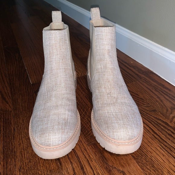 Dolce Vita Pepper Chelsea Boots in Blush Pink/Tan (Size 7.5) - Picture 3 of 7